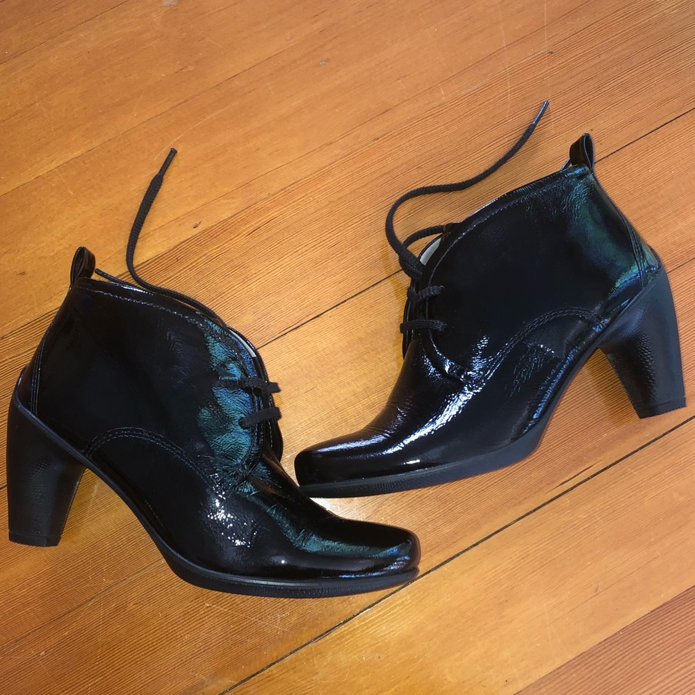 Ecco Leather Booties